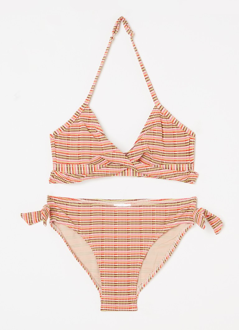 Bikini de plage à volants