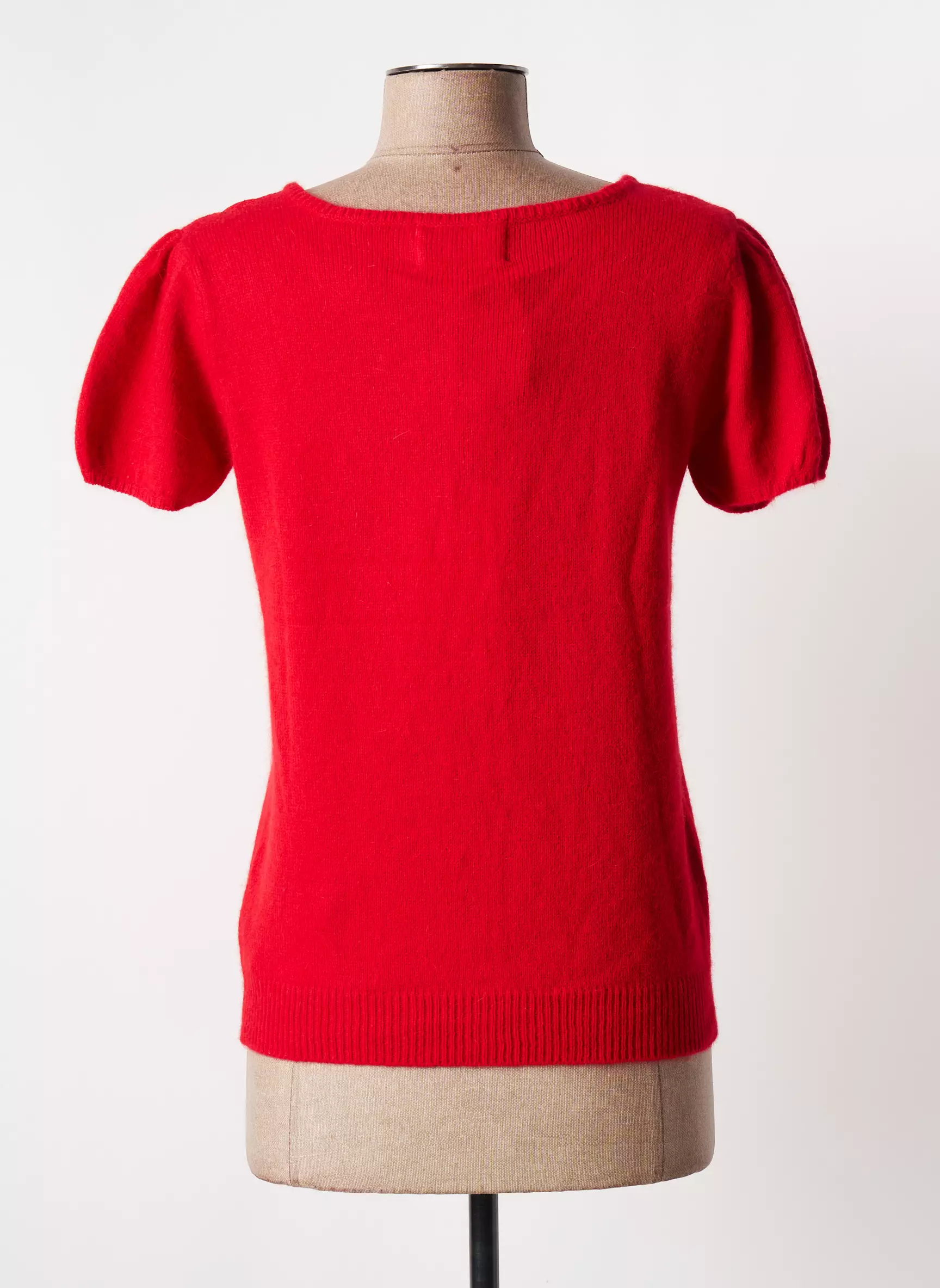Lollipops Gilets Manches Courtes Femme couleur rouge