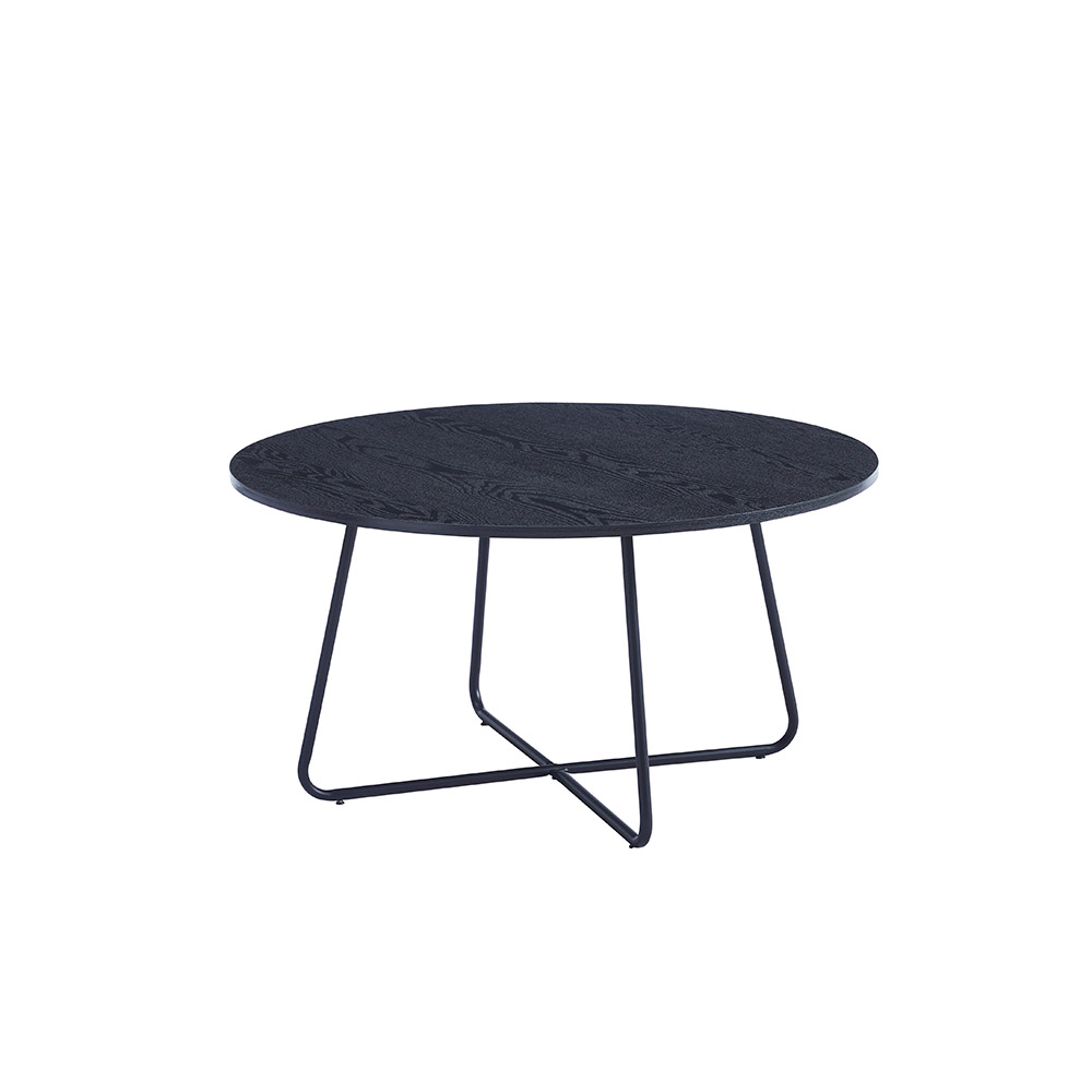 Home Deluxe HOME DELUXE Couchtisch Rund NOVARA -  Dark Oak