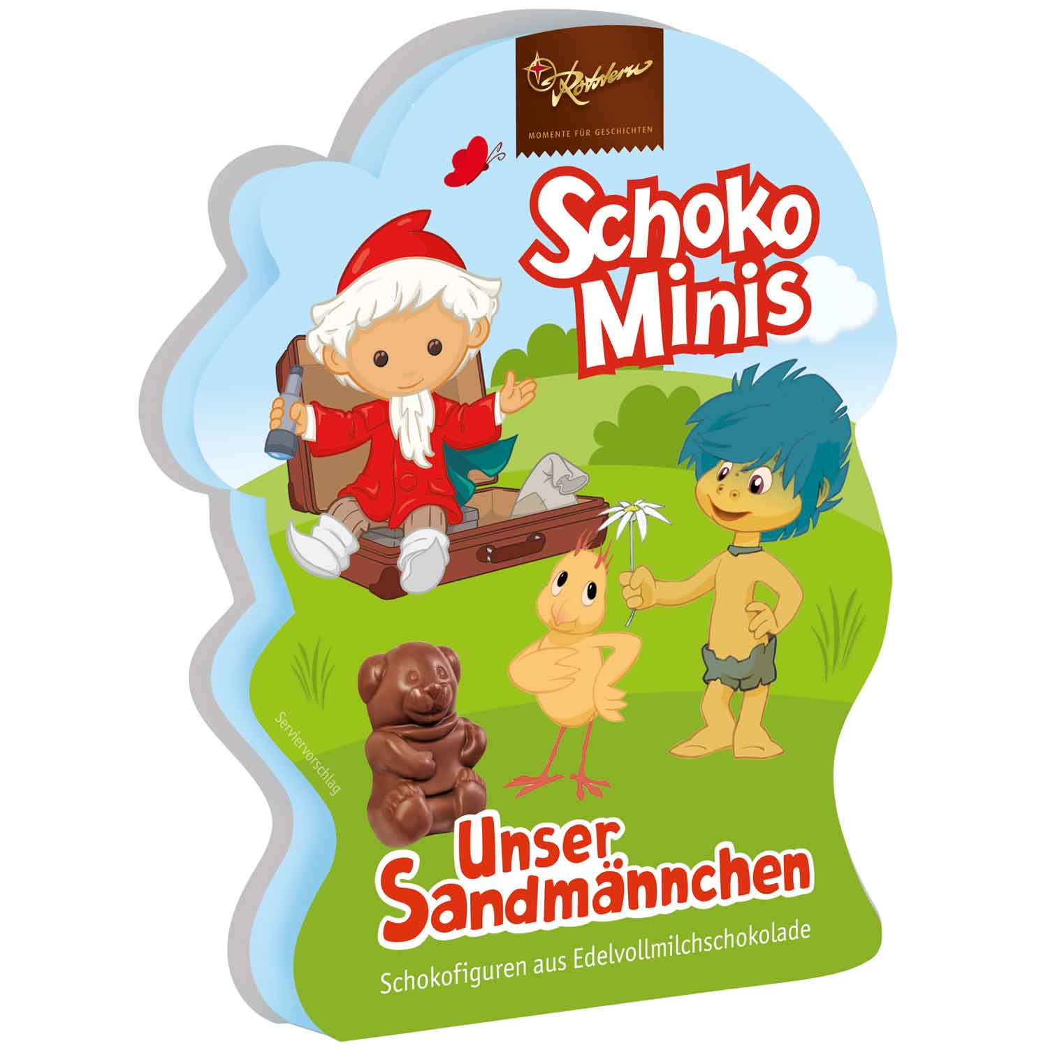 Rotstern Schoko Minis 'Unser Sandmännchen' 100g
