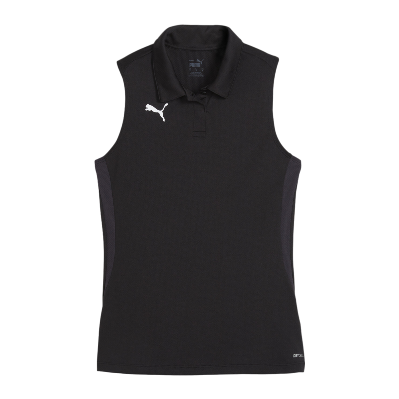 PUMA teamGOAL Poloshirt Damen Schwarz Weiss F03