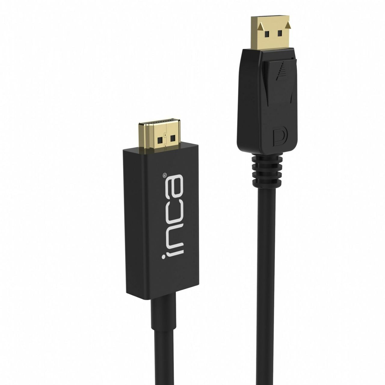 Inca High-Definition Verbindung: 1,8m DisplayPort zu HDMI Kabel für 4K Auflösung (30 Hz), Schwarz
