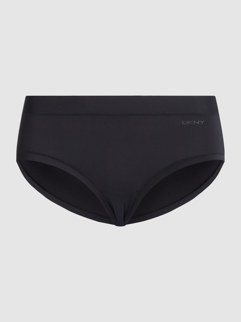 Slip aus Mikrofaser in schwarz