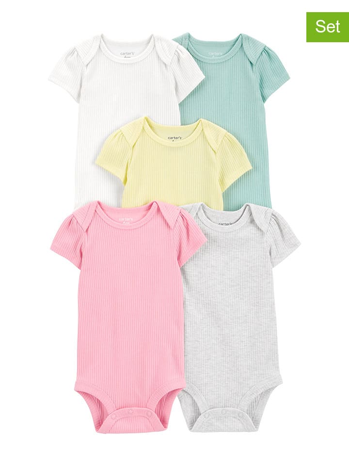 carter's 5er-Set: Bodys in Bunt günstig kaufen