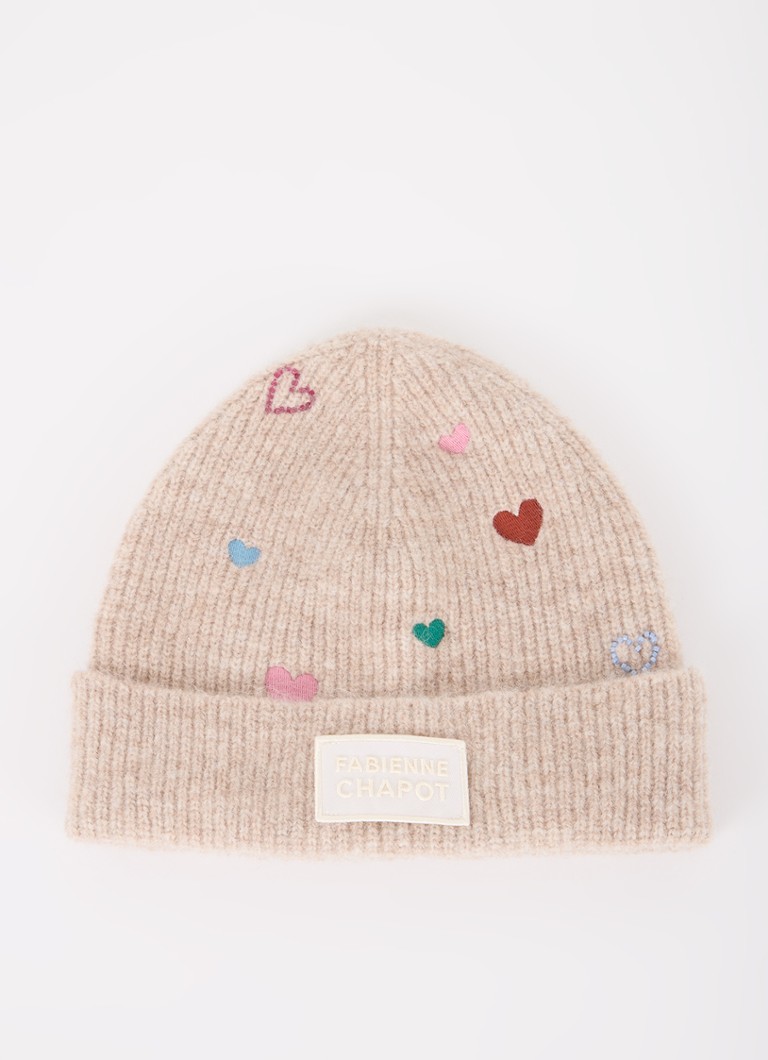 Fabienne Chapot  Lidia muts in alpaca wolblend met borduring