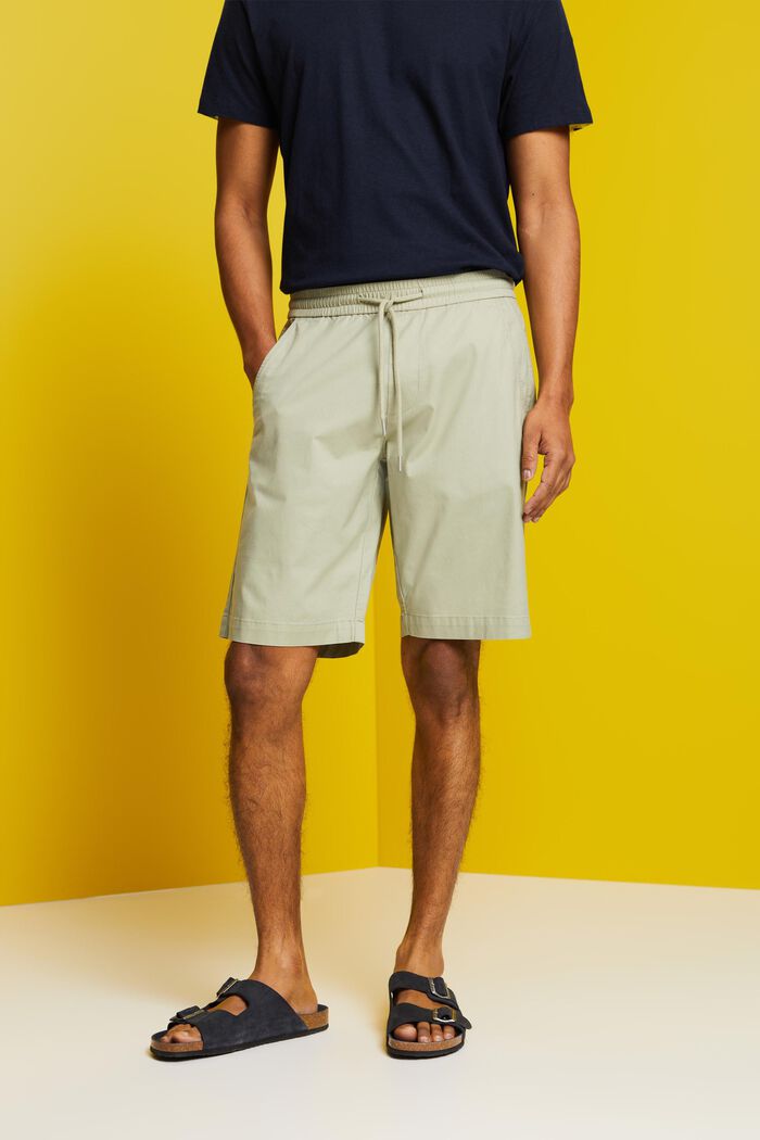 Shorts aus Baumwolltwill