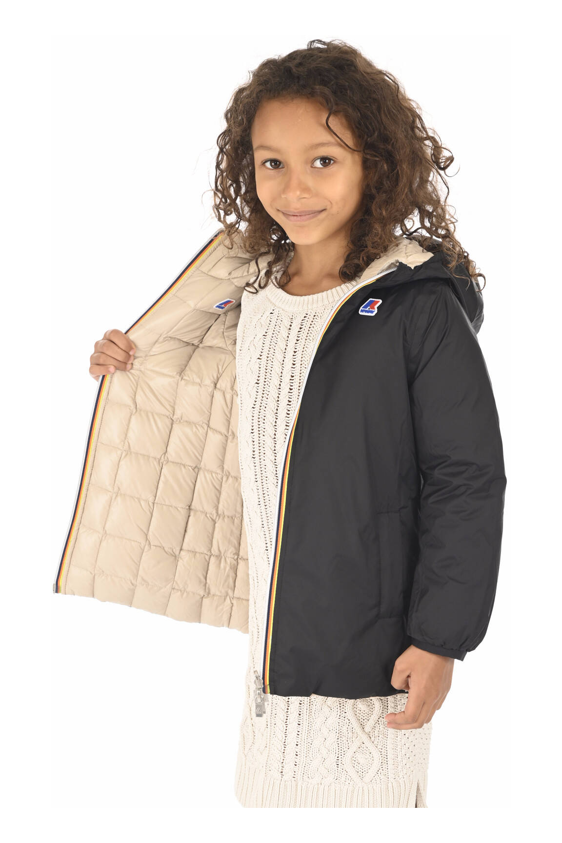 K Way Doudounes Enfant couleur noir