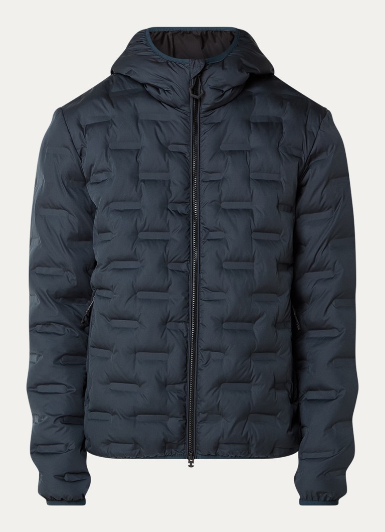 Replay Puffer jacket with zip and logo