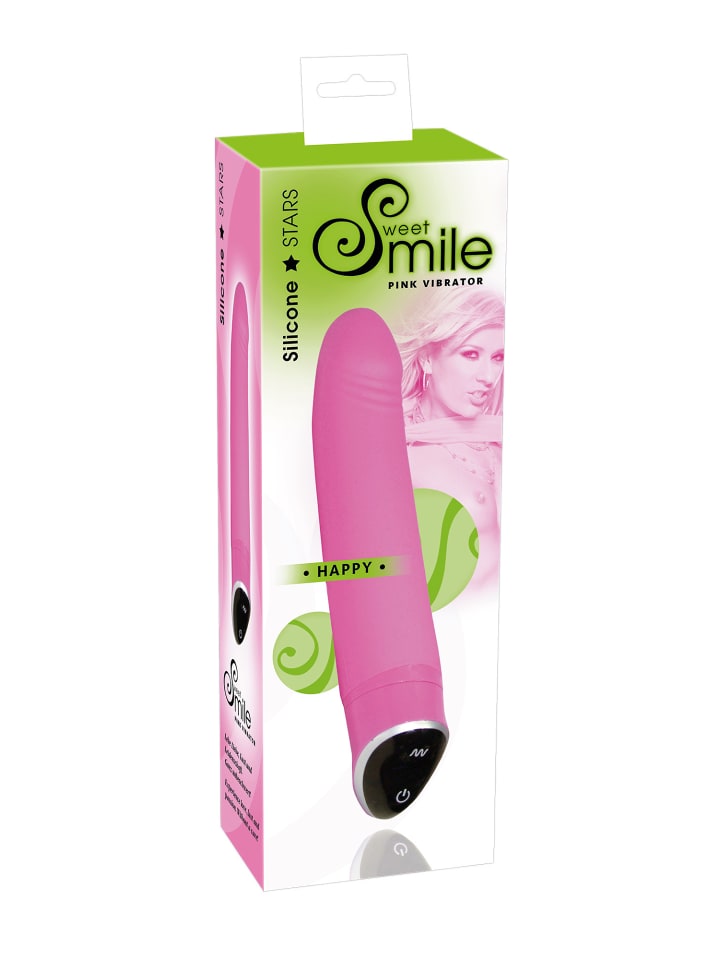 Sweet Smile Vibrator Happy in pink günstig kaufen 22 cm