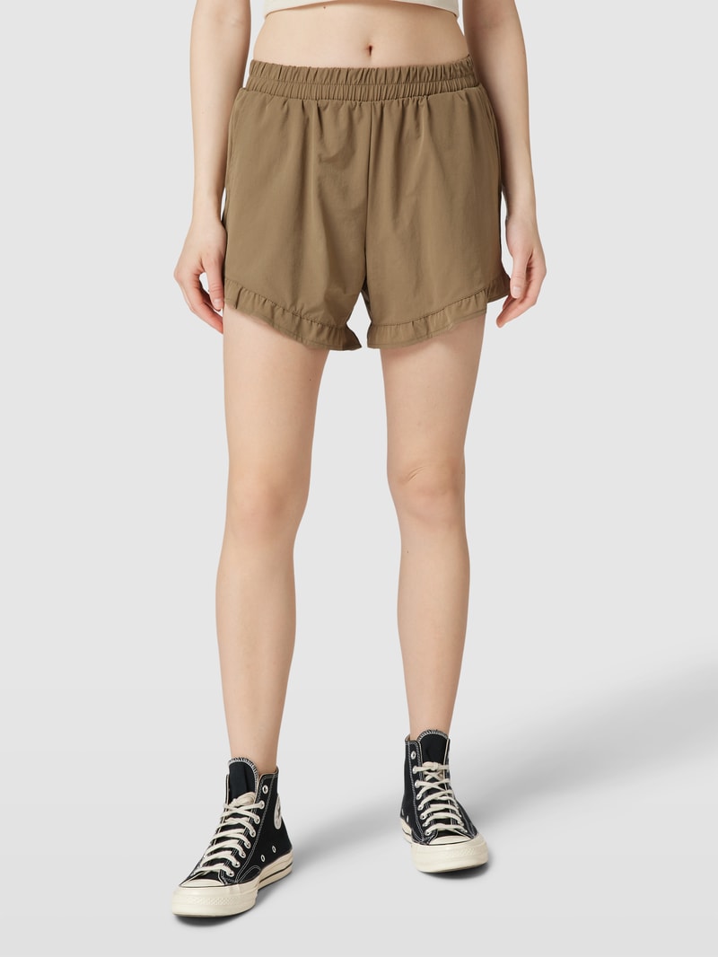 Shorts mit elastischem Bund Modell 'KIRBY' in khaki