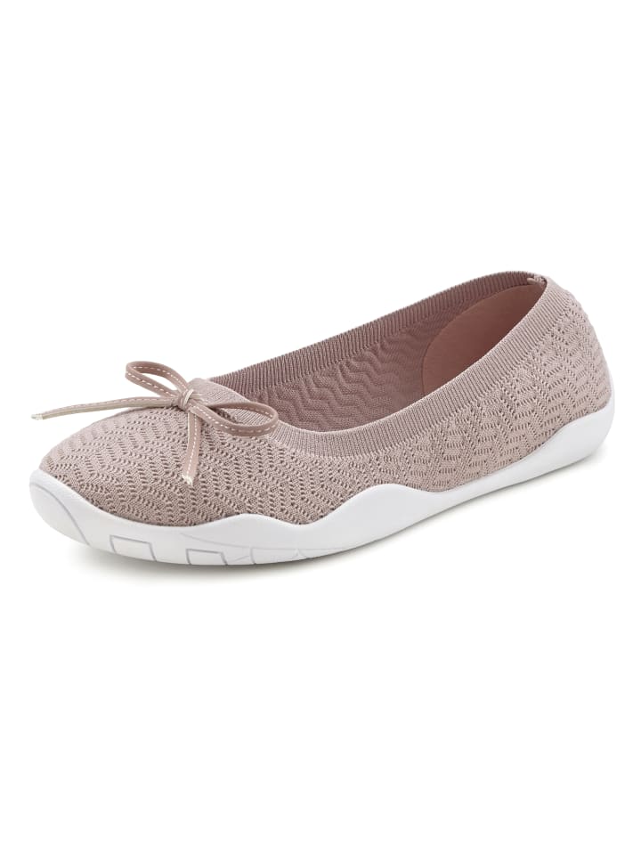 LASCANA Sneaker Ballerinas in rosé günstig kaufen