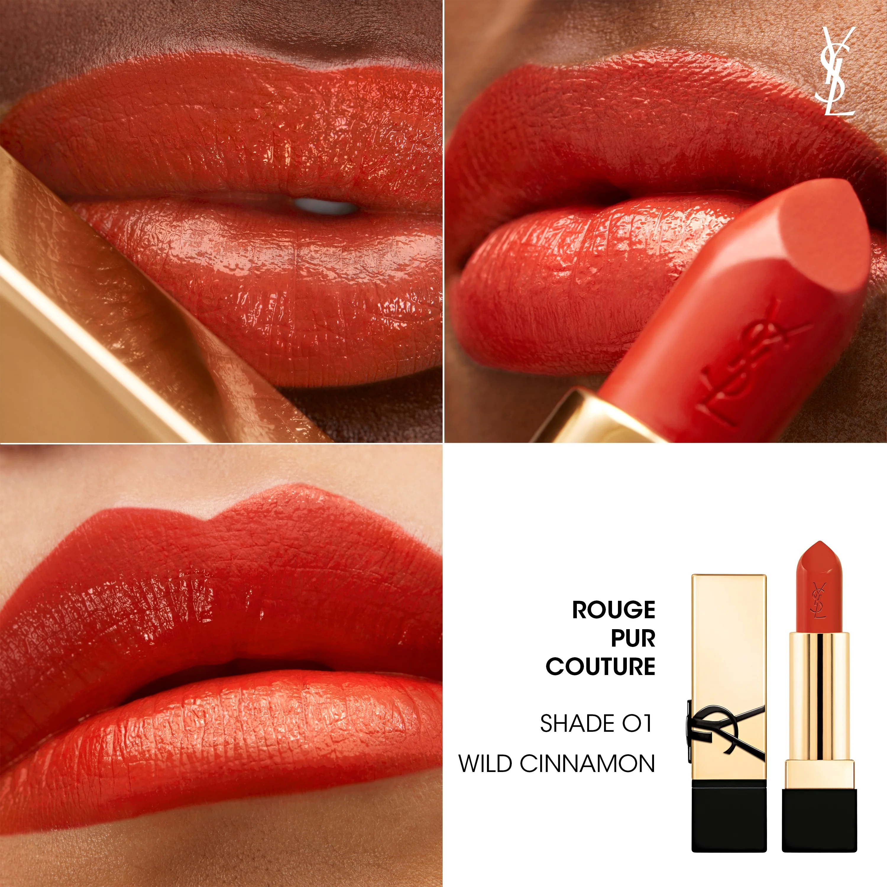 Rouge Pur Couture Lips - Lápiz labial satinado - Lápiz labial