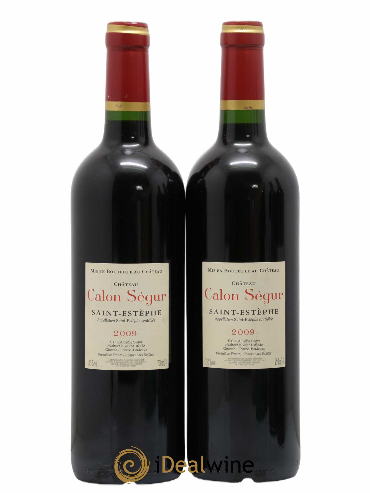 Château Calon Ségur 3ème Grand Cru Classé  2009 - Lot de 2 Bouteilles