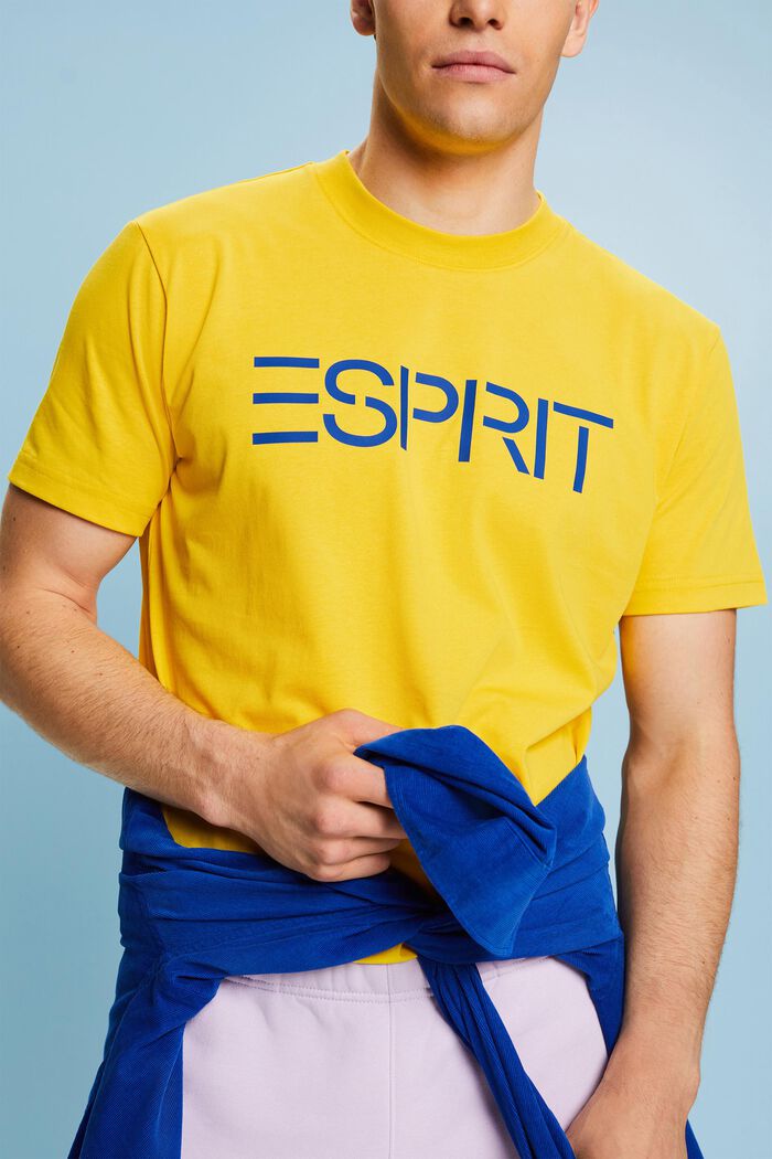 Unisex Logo-T-Shirt aus Baumwolljersey