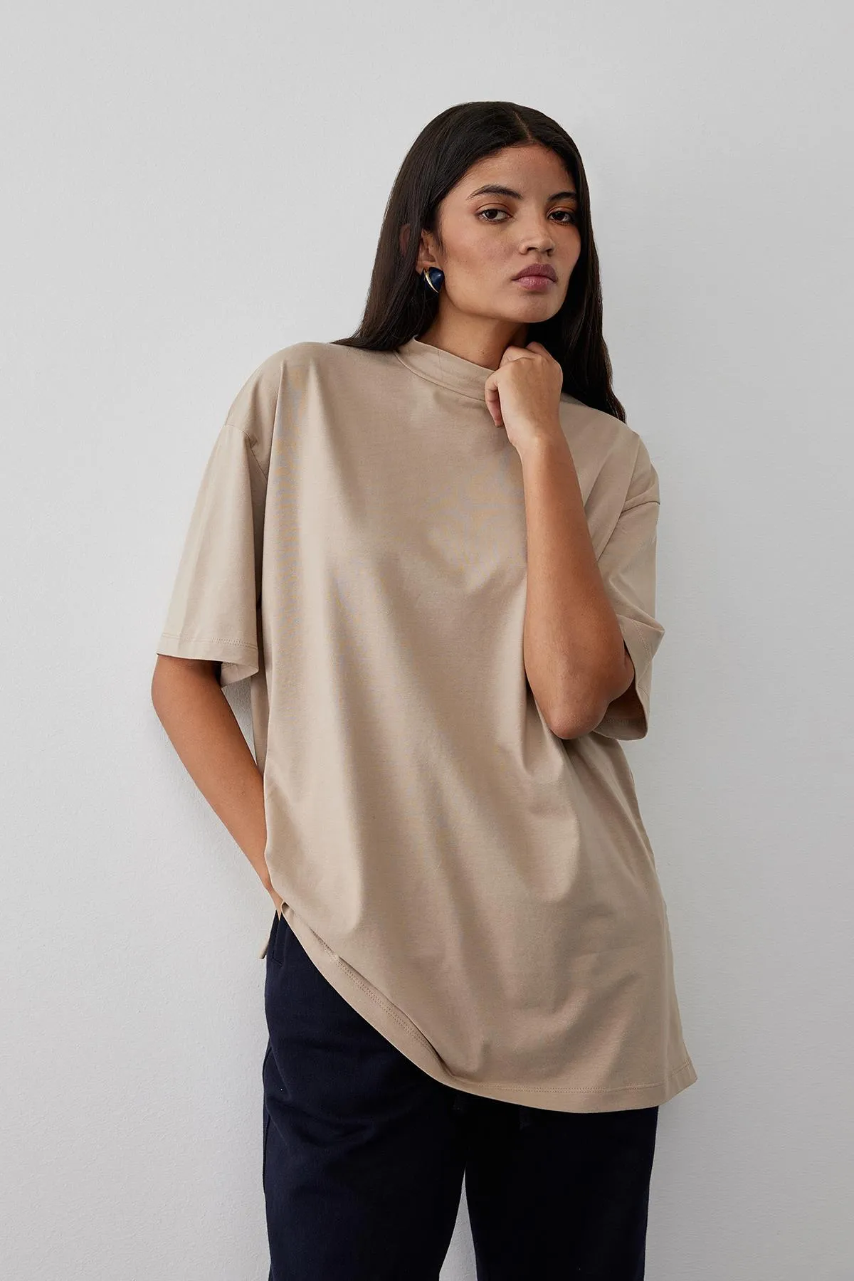 Suud Collection  T-Shirt - Grau - Regular Fit