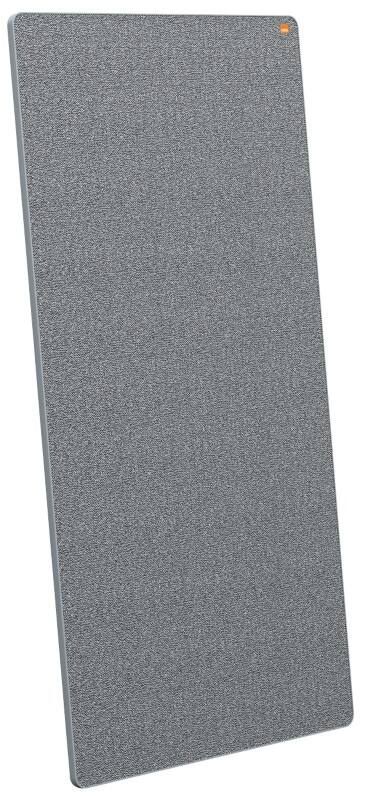 Nobo Move & Meet System Abnehmbare & Tragbare Whiteboard- / Notiztafel 1915561 Lackierter Stahl und Stoff 90 x 180 cm Grau, Weiß