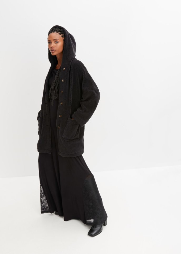 Oversize Teddy-Jacke