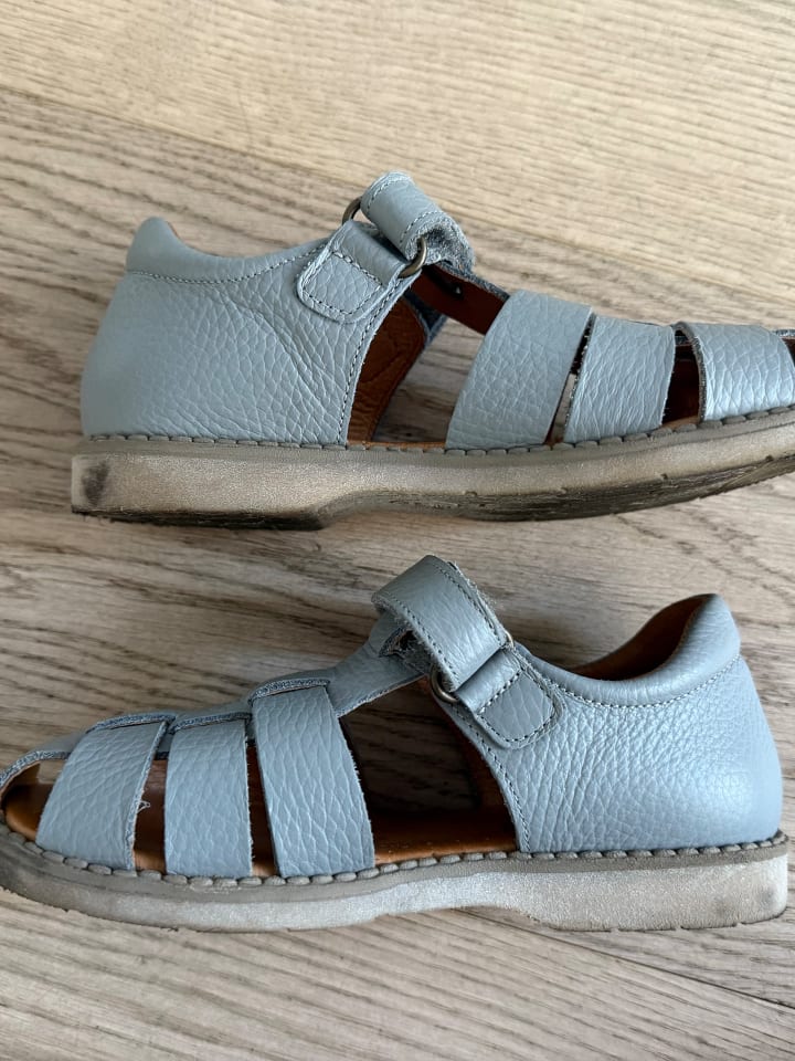 lamino Leder-Halbsandalen in Grau günstig kaufen 29