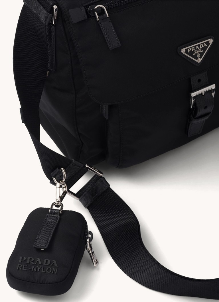 Prada  Re-Nylon schoudertas met verstelbare schouderriem