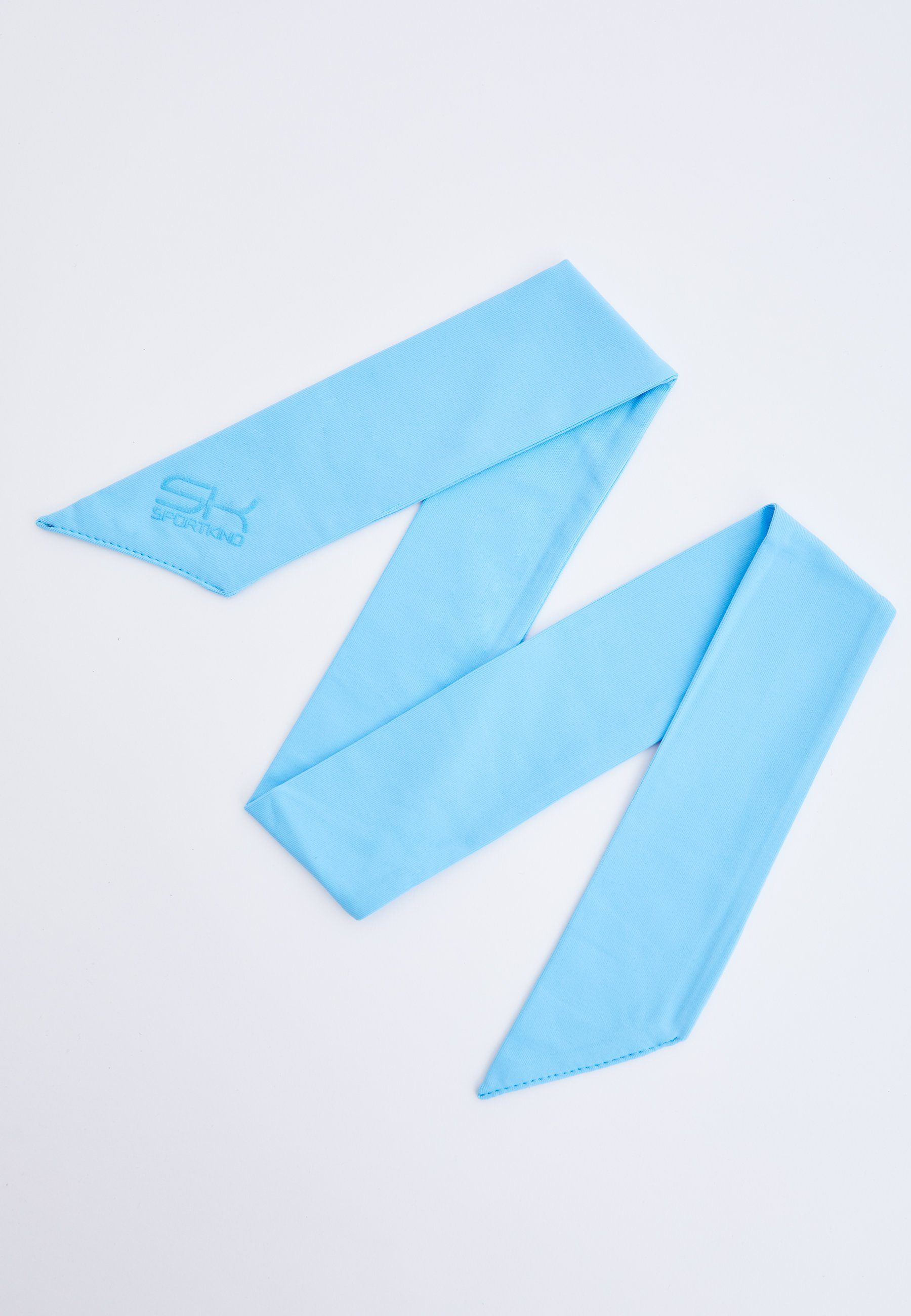 SPORTKIND Schweißband Tennis Stirnband Schweißband, unisex Kinder & Erwachsene, hellblau