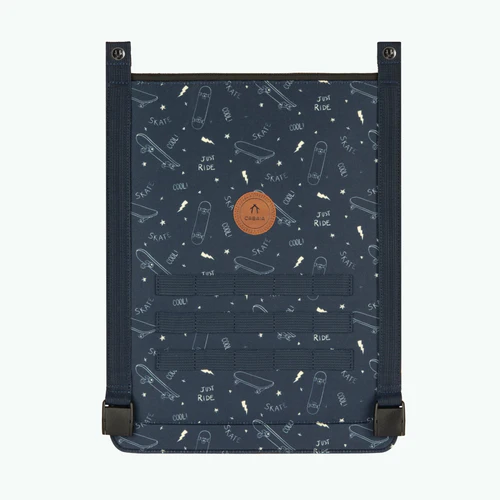 Flap-top Discover Large Malmo Schoolbag, navy blue