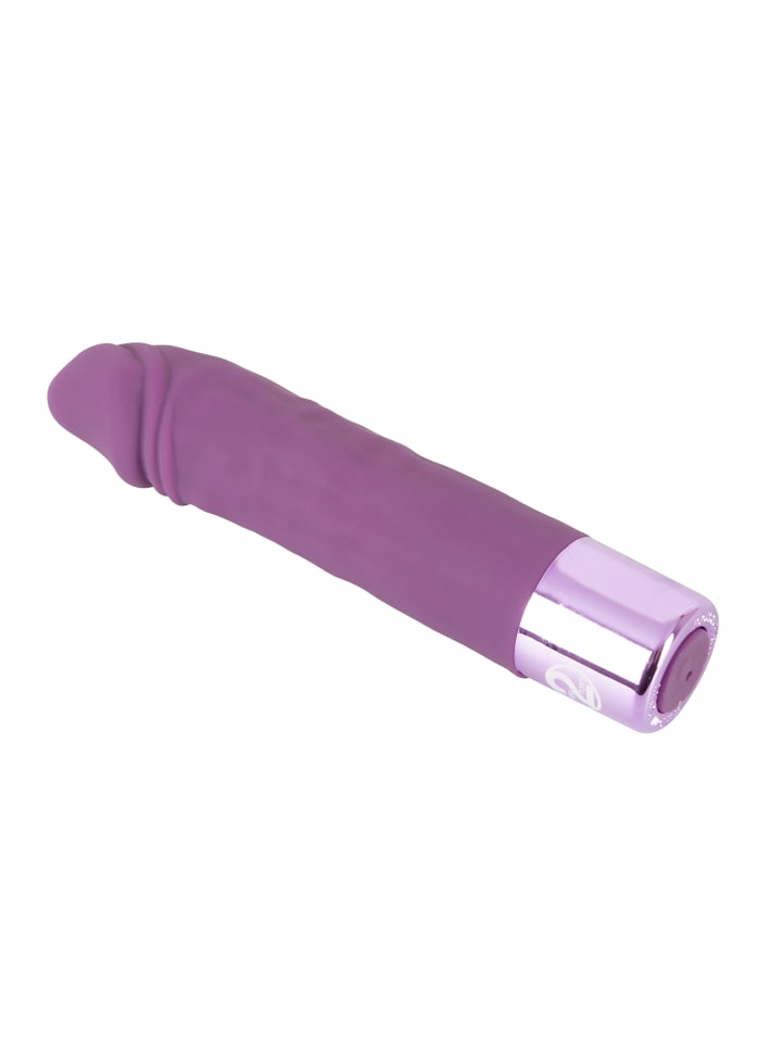 Elegant Series Vibrator Realistic Vibe in lila günstig kaufen 14,3 cm