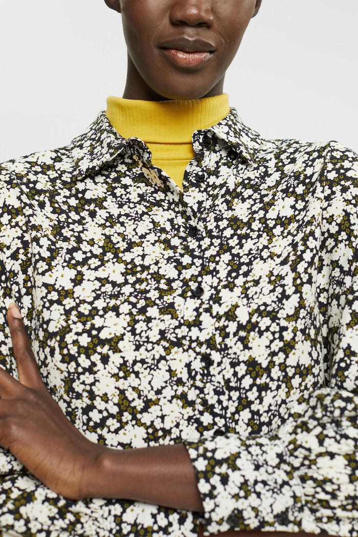 Bluse mit Blütenprint
