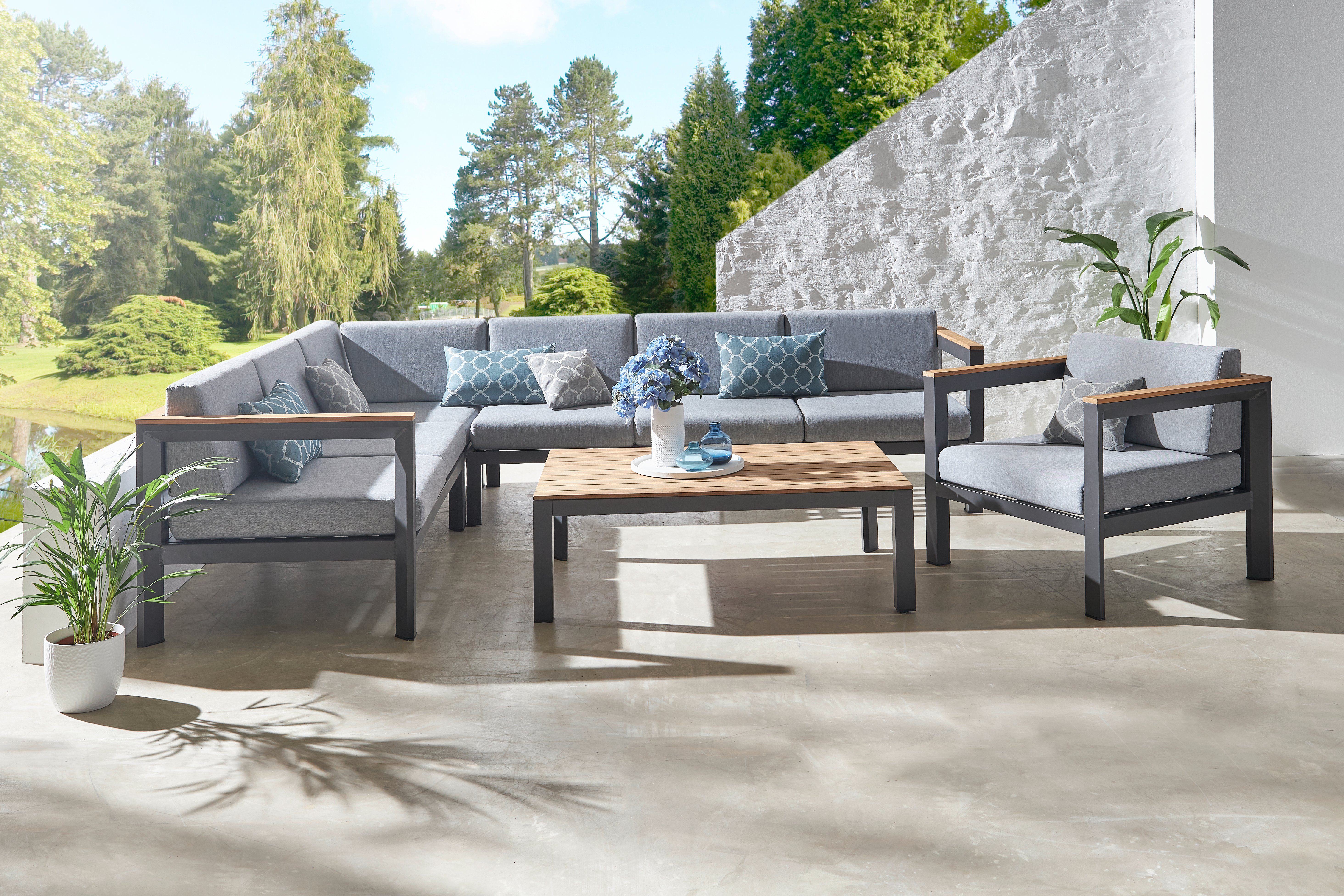 Timbers Gartenlounge-Set Boston, (5-tlg)