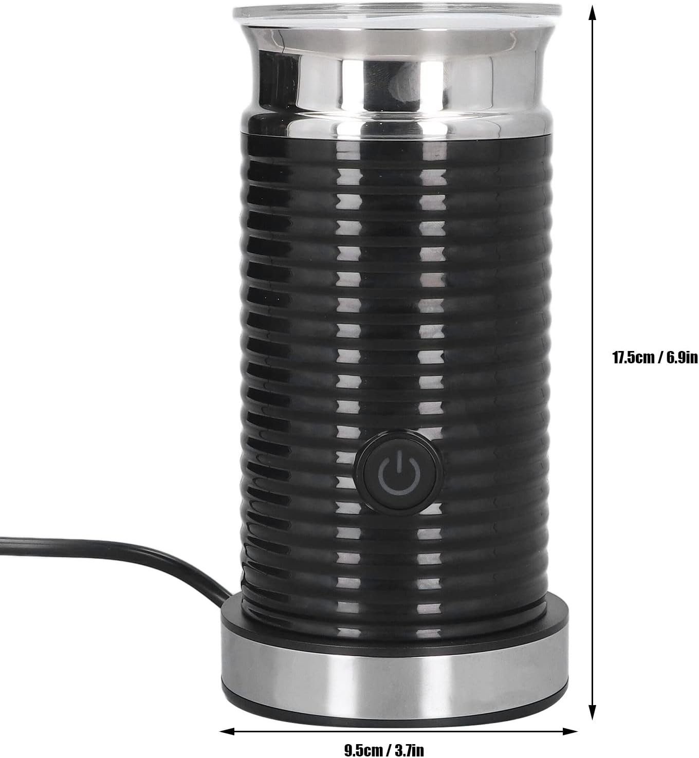 KREATE Milchaufschäumer Elektrischer Milchaufschäumer, 4-in-1-Multifunktions-Kaffeeaufschäumer, 630,00 W, Automatisch, Antihaftbeschichtung, Heiß-Kaltschaum-Hersteller