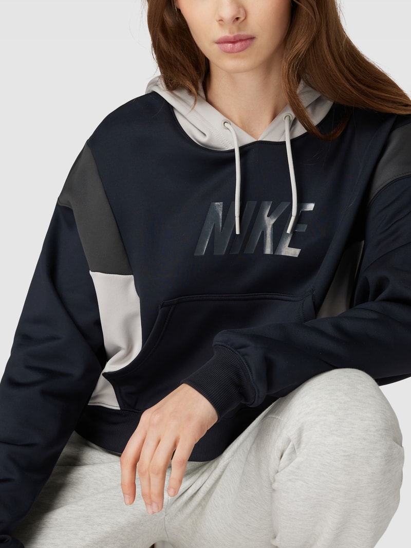 Hoodie mit Känguru-Tasche Modell 'ALL TIME' in schwarz