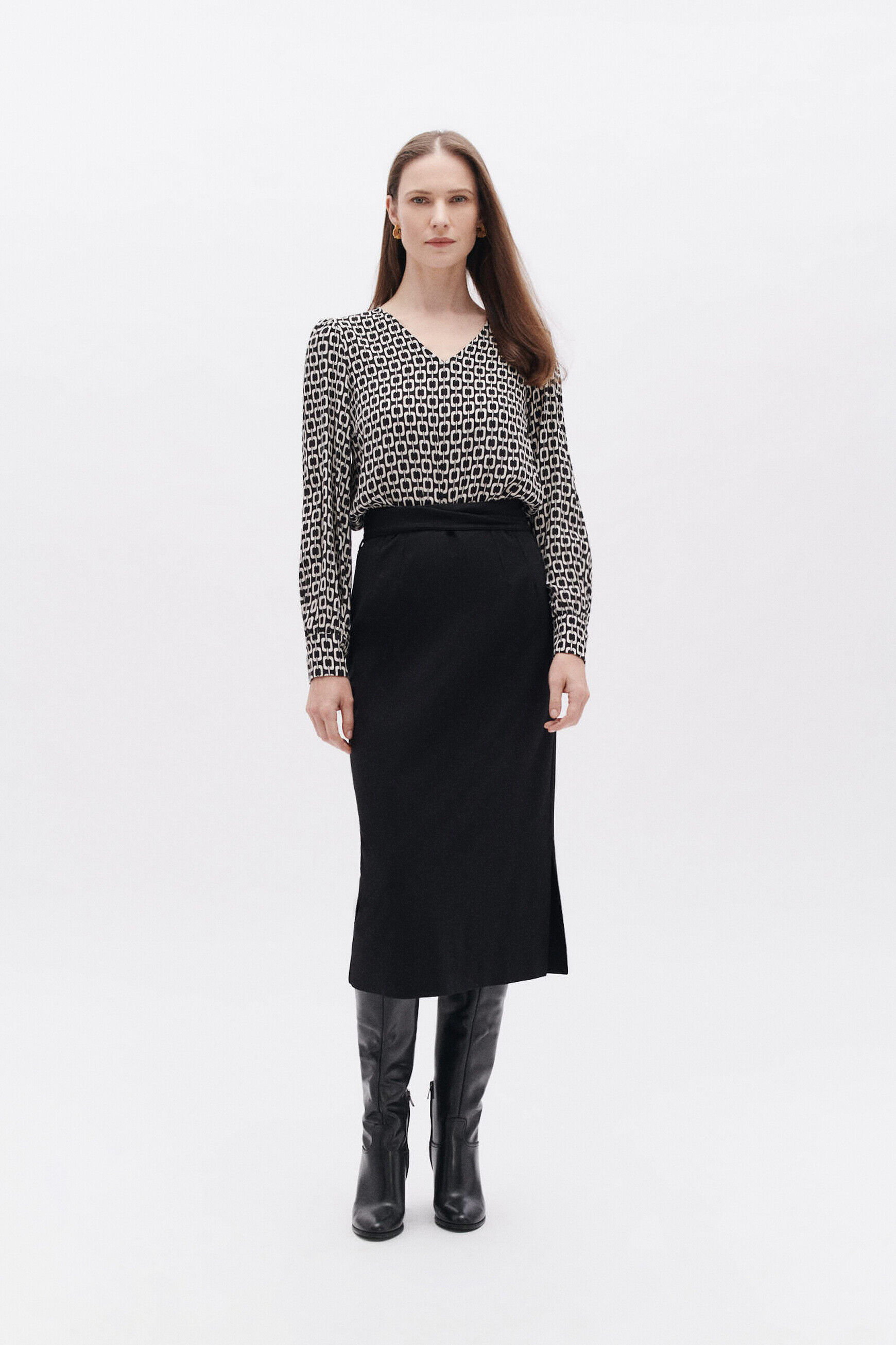 Jupe java noir femme