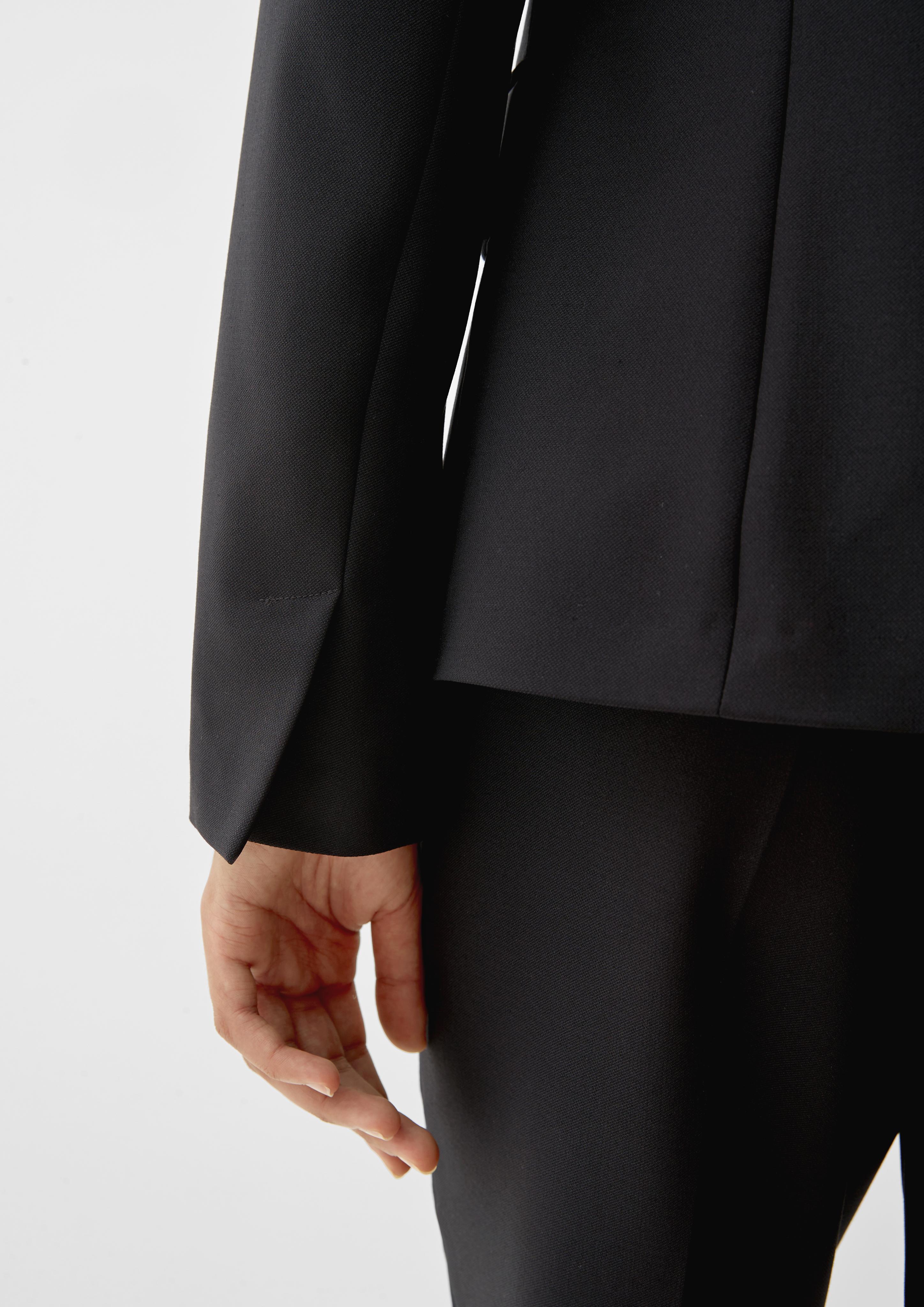 Blazer aus Viskosecrêpe  2121227-9999