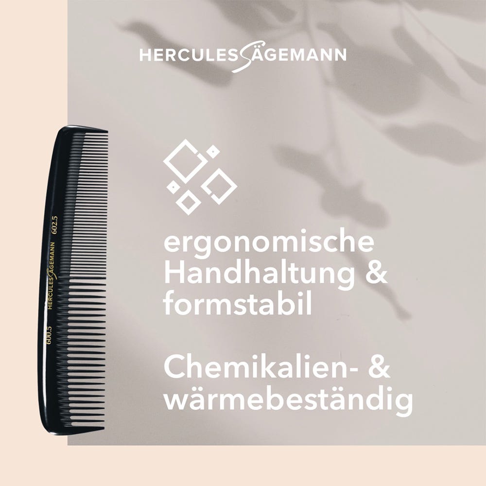 Hercules Sägemann Meisterkamm Styling 600-602, 5“