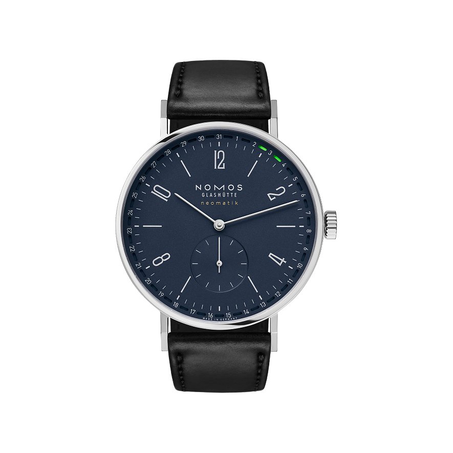 Nomos Glashütte Herrenuhr Tangente neomatik 41 Update nachtblau