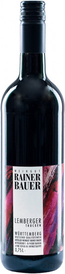 2019 Lemberger trocken - Weingut Rainer Bauer