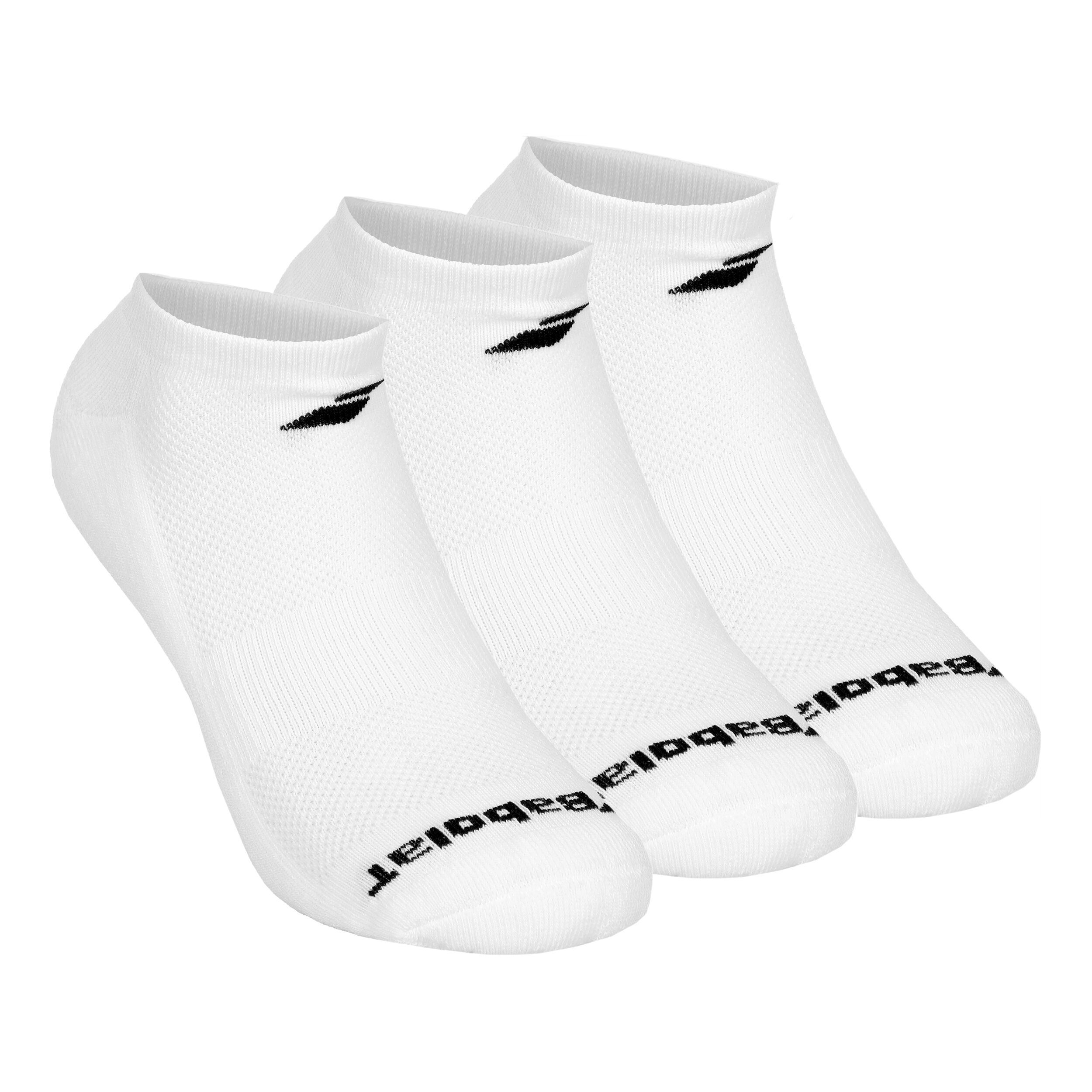 Invisible Tennissocken 3er Pack - Weiß, Schwarz