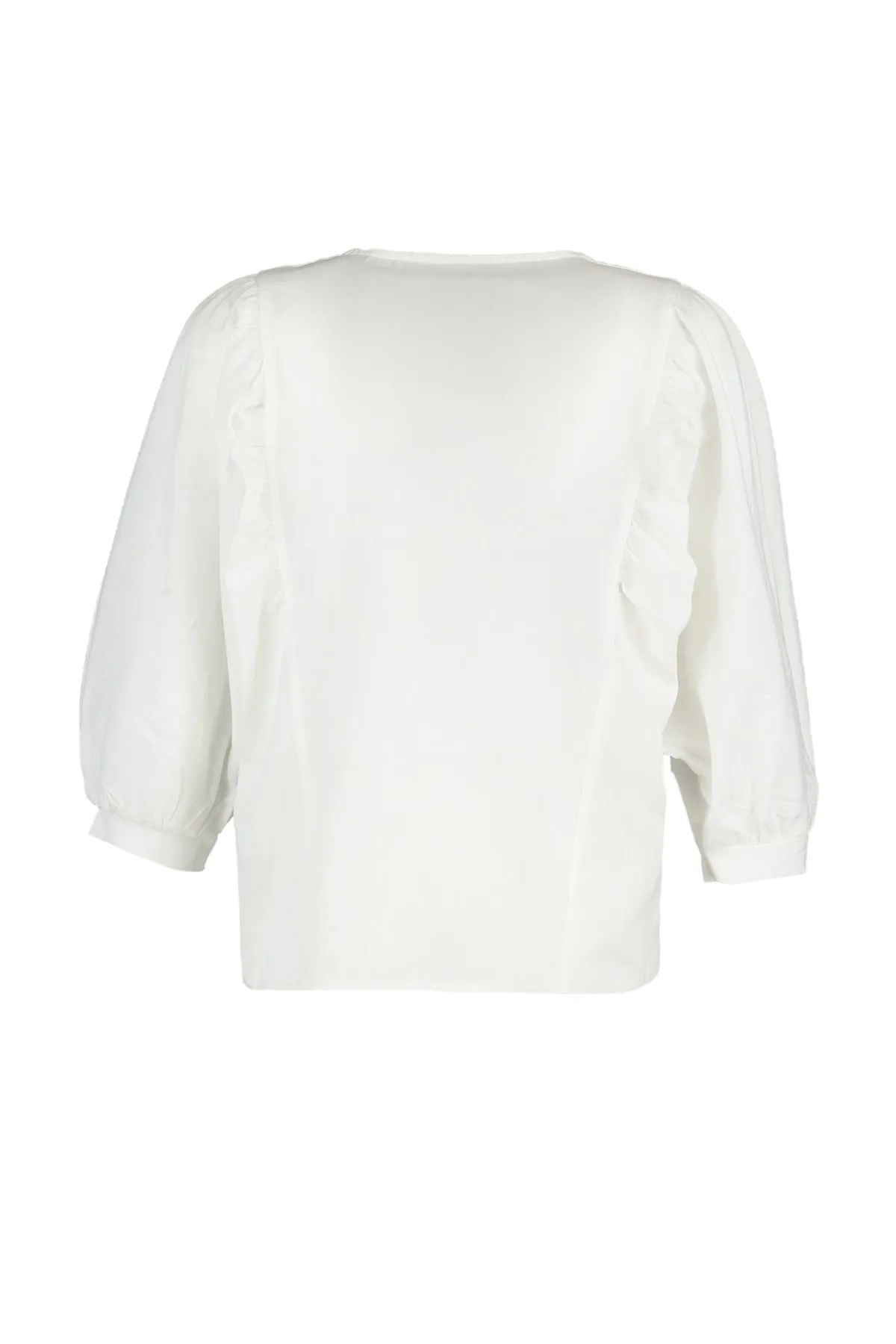 Trendyol Collection  Weißes gewebtes Hemd mit Fledermausärmeln - Regular Fit TWOSS20GO0076