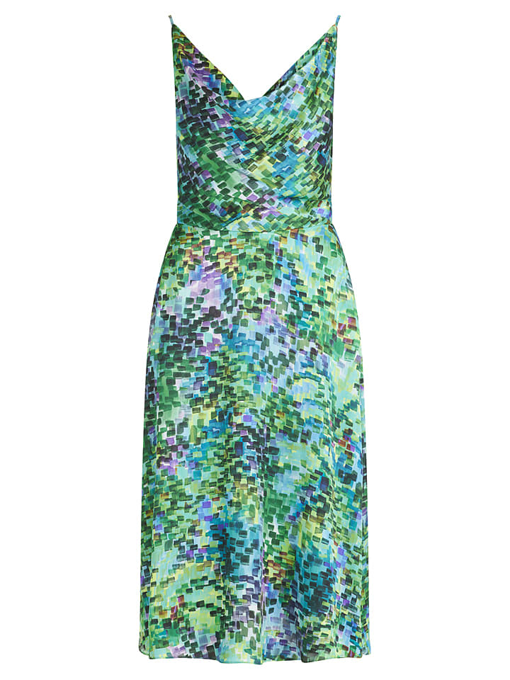 Vera Mont Kleid in Grün/ Blau/ Lila günstig kaufen