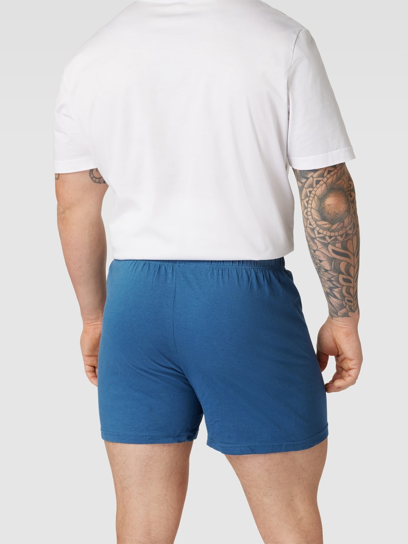 PLUS SIZE Boxershorts mit Label-Patch im 2er-Pack in blau