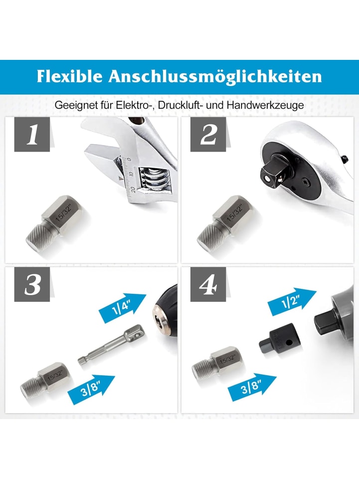 COSTWAY 27 tlg. Set Schraubenausdreher Set in Blau günstig kaufen onesize