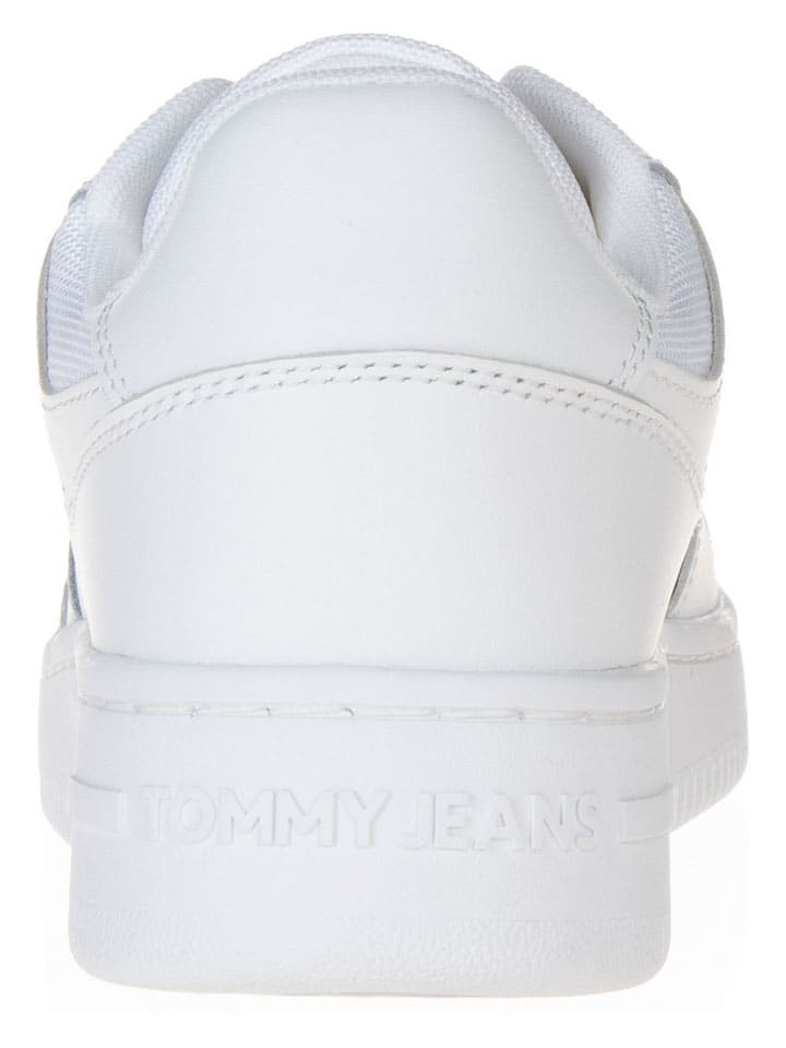 Tommy Hilfiger Shoes Leder-Sneakers in Weiß günstig kaufen
