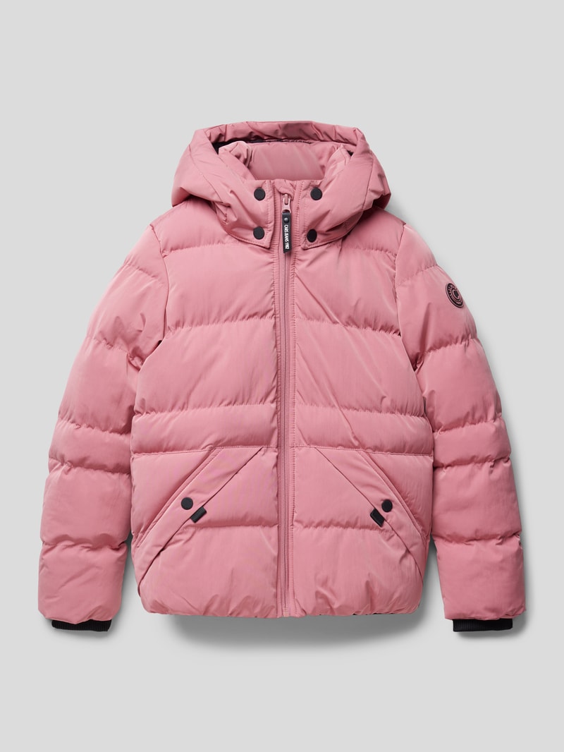 Steppjacke mit Kapuze Modell 'Manik' in rosa