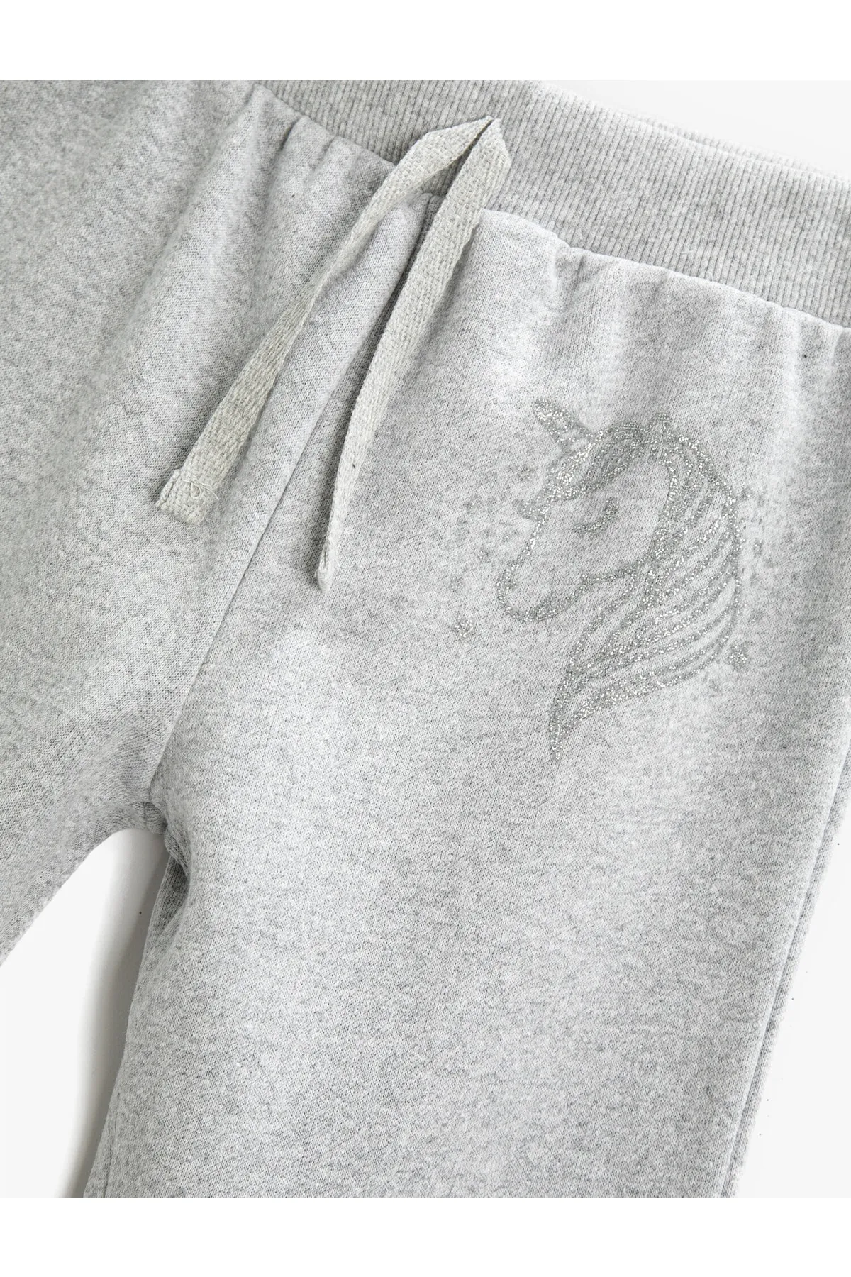 Koton  Jogger-Jogginghose mit Einhorn-Aufdruck und elastischem Bund