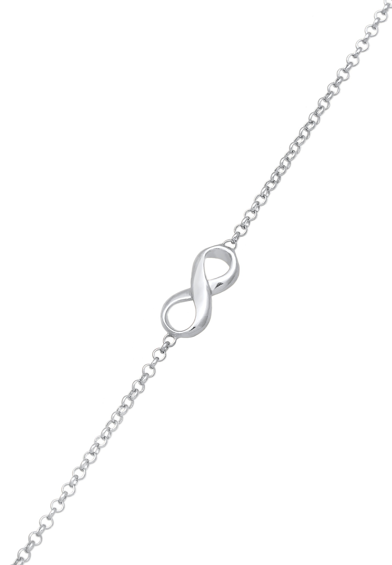 Elli Women's Infinity Symbol Hand Chain in 925 Sterling Silver Gold Plated