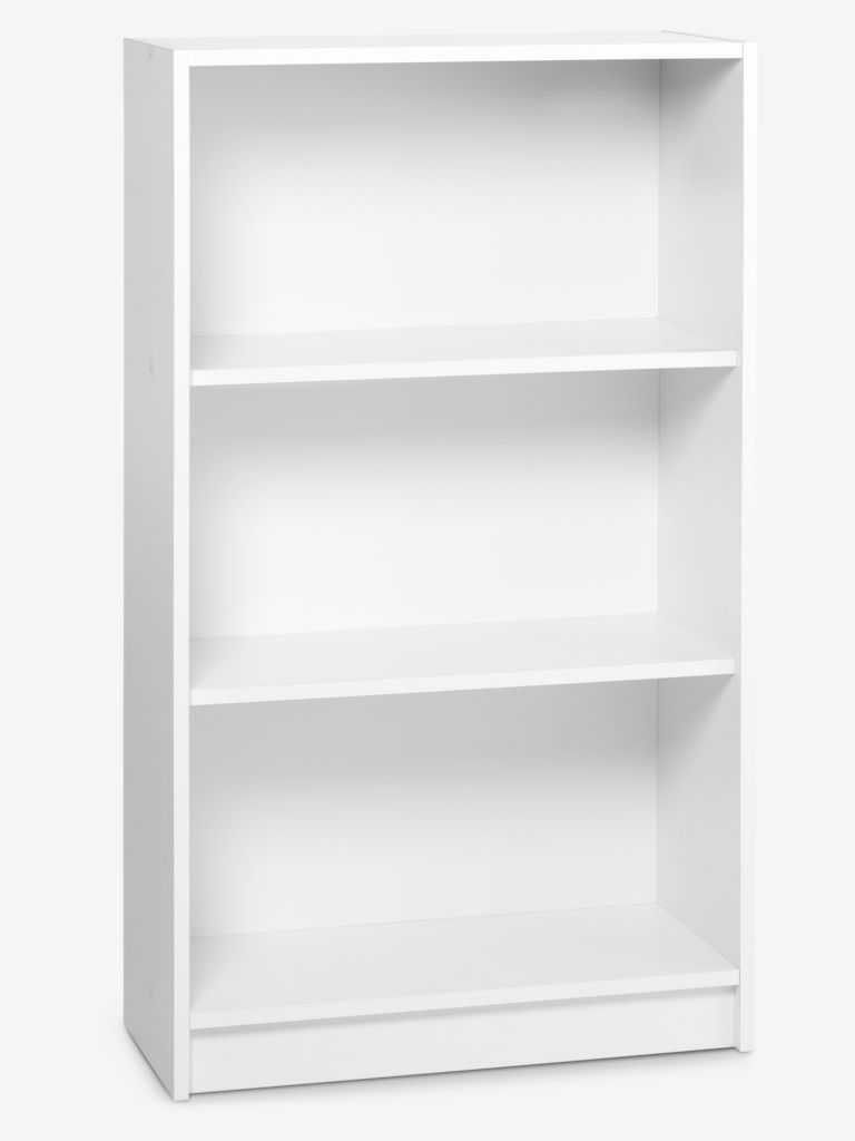HORSENS HORSENS bibliotekshylle med 3 hyller, bred, hvit