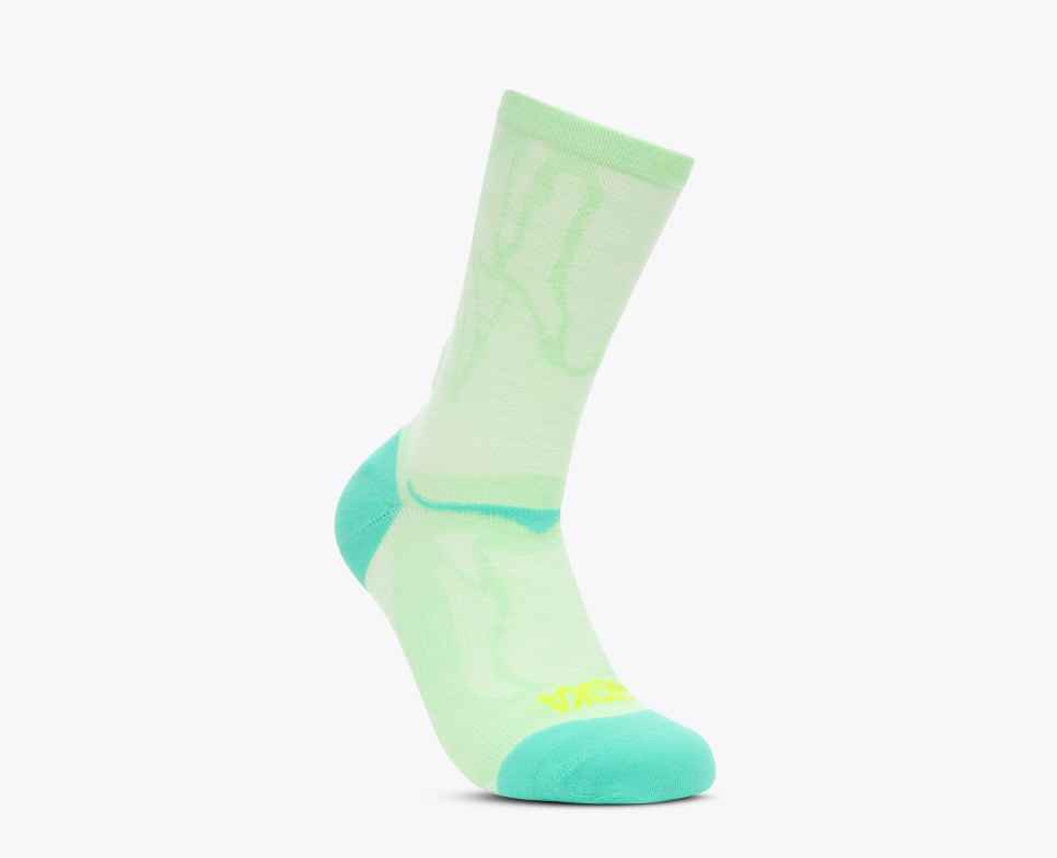 Clifton Crew Run Sock Mint Fluorite