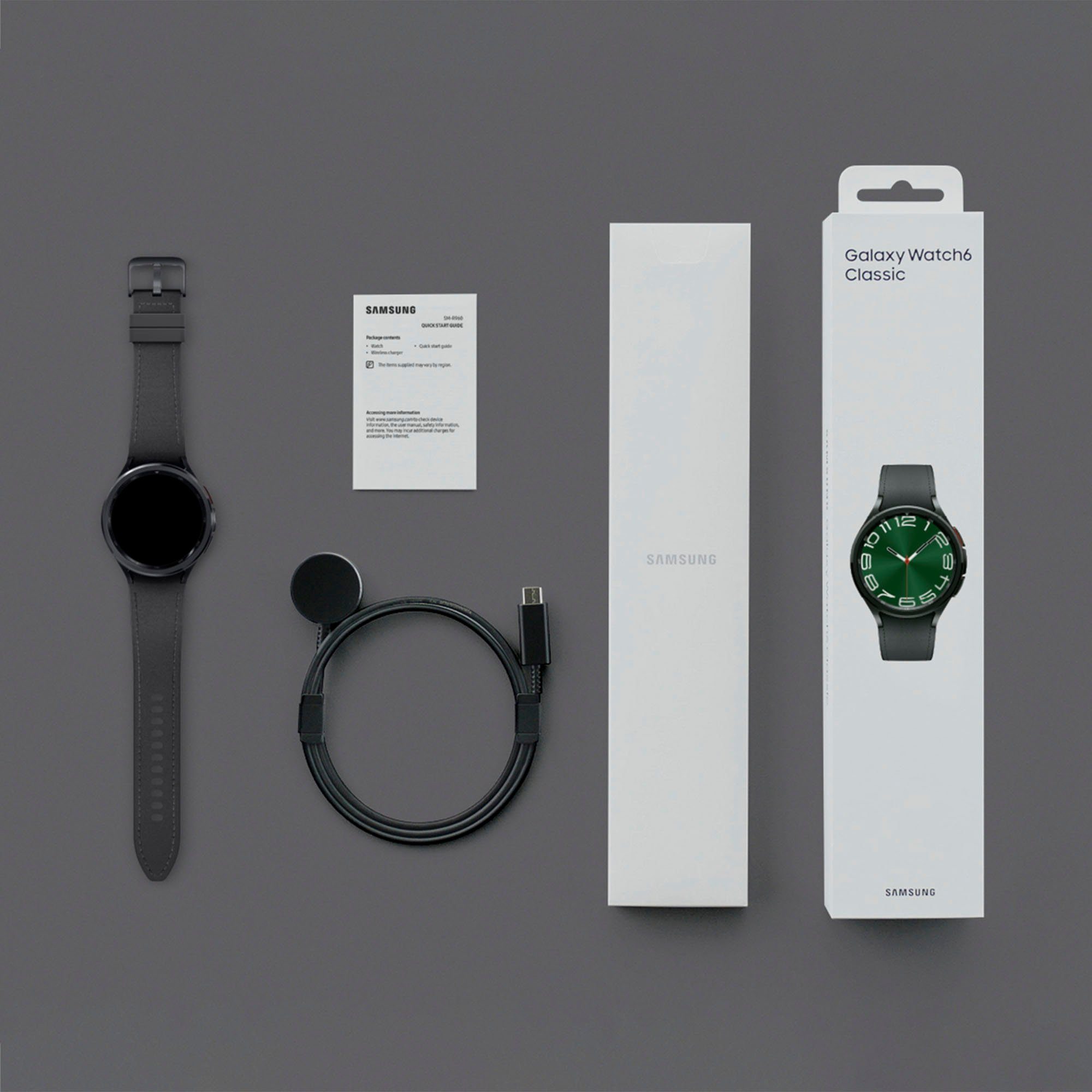 Samsung Galaxy Watch 6 Classic 47mm Smartwatch (3'73 cm/1'5 Zoll, Wear OS by Samsung)