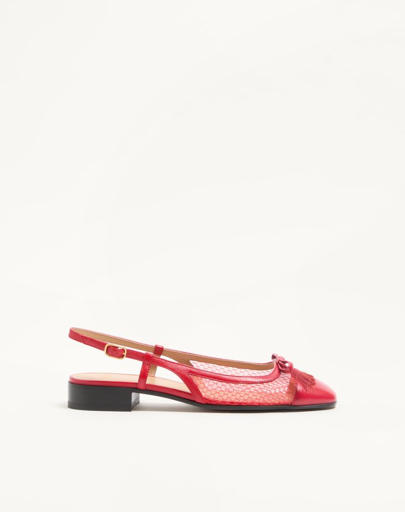 Valet Du Roi 25 mm mesh en kinder slingback ballerina