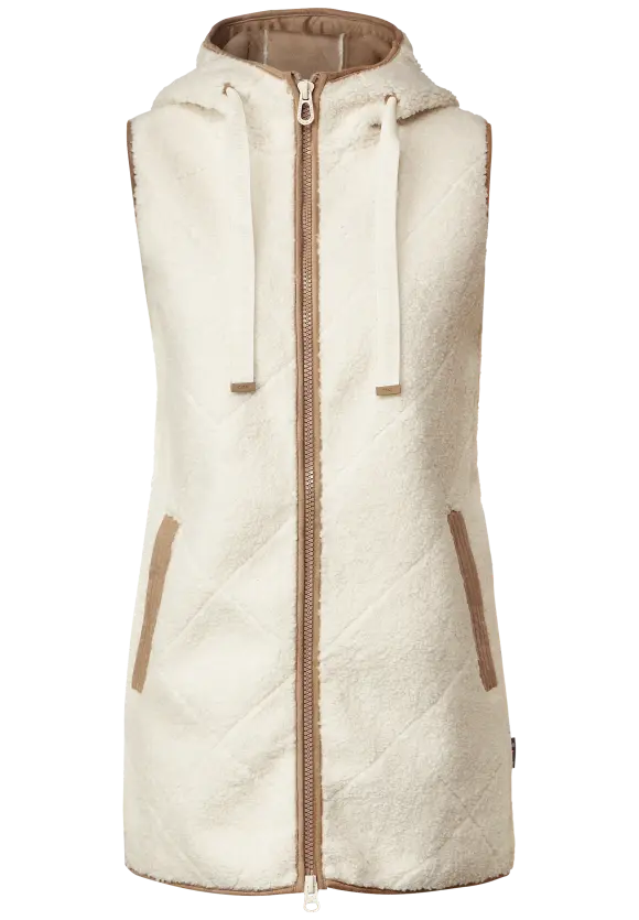 CECIL Teddyfell Velours Weste