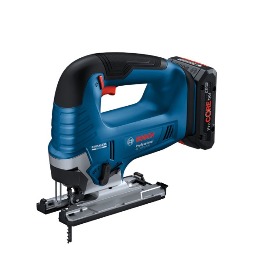 Bosch Blue 06015B3000 GST 18V-125 B Profi-Stichsäge 18V (ohne Akku und Ladegerät) in L-Boxx